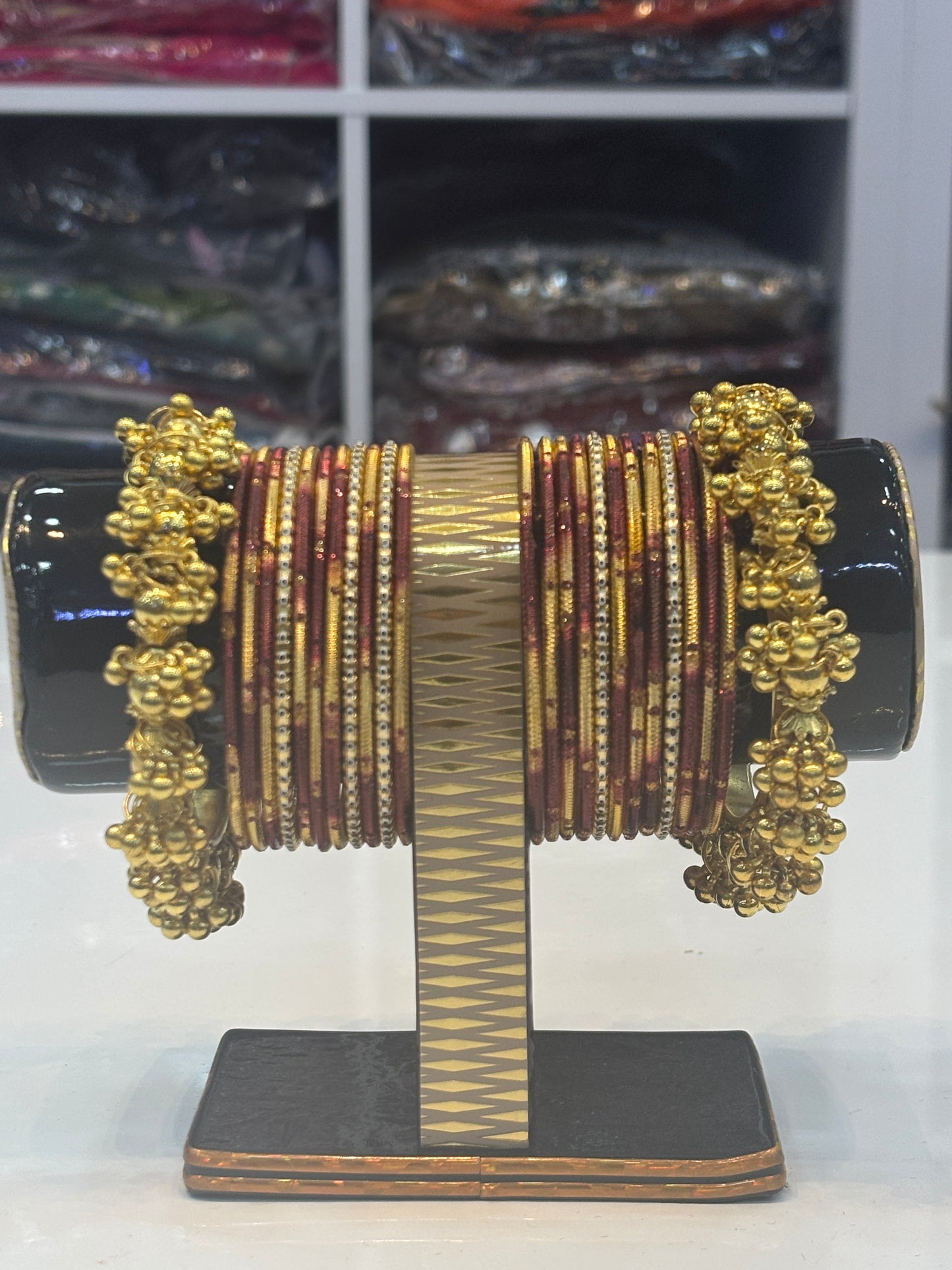 Brown & Golden Bangles