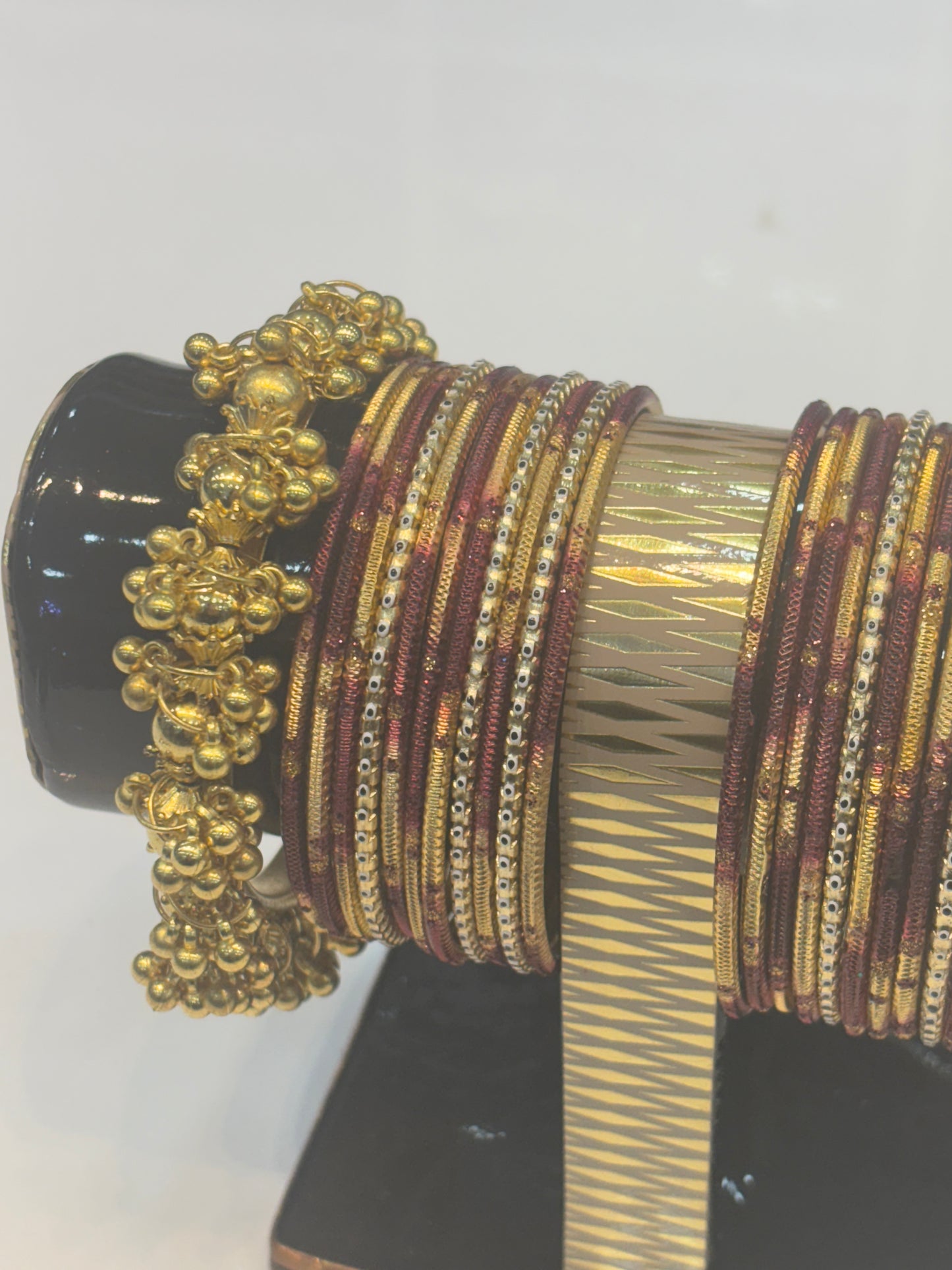 Brown & Golden Bangles
