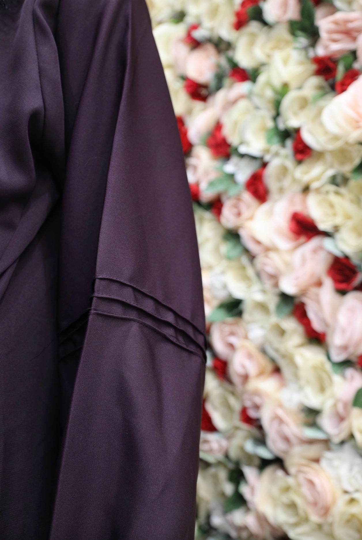 Dark purple Abaya