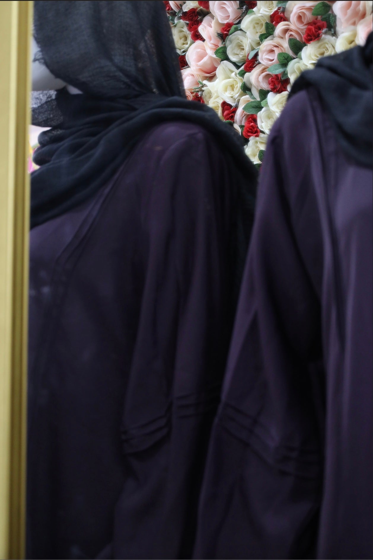 Dark purple Abaya