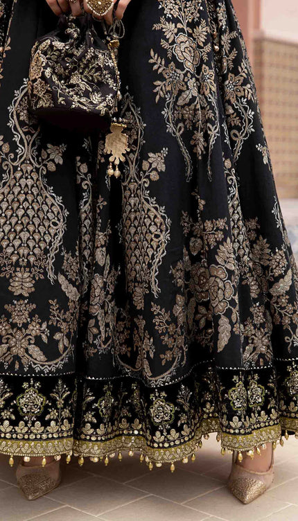 Unstitched Sateen | Black CST-703