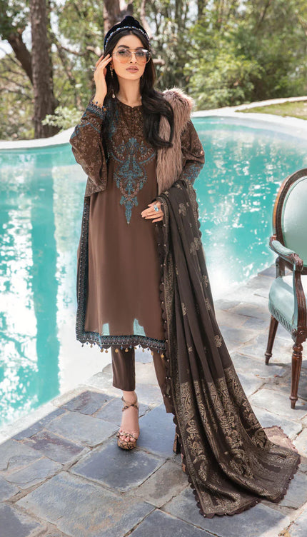 Unstitched Linen DL-1001-Brown