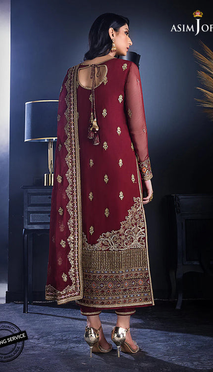 AJRE-02 EMBROIDERED CHIFFON 3 PCS
