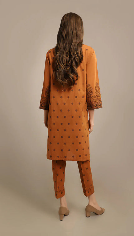 Cotton Jacquard Stitched 2 Piece (Shirt/Trouser)