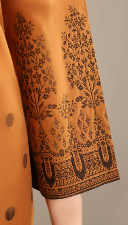 Cotton Jacquard Stitched 2 Piece (Shirt/Trouser)