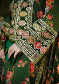 Green Floral Embroidered 3-Piece Suit