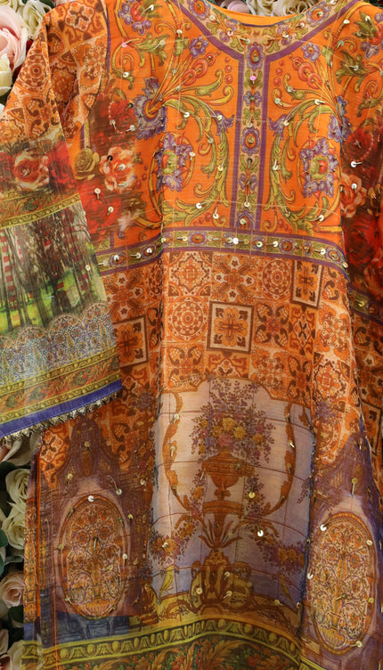 Orange Kurti