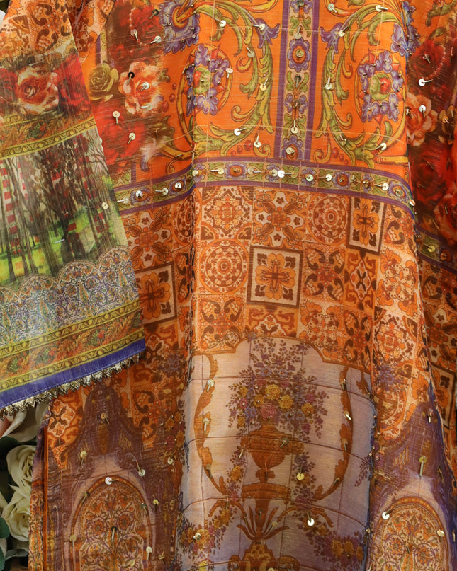 Orange Kurti