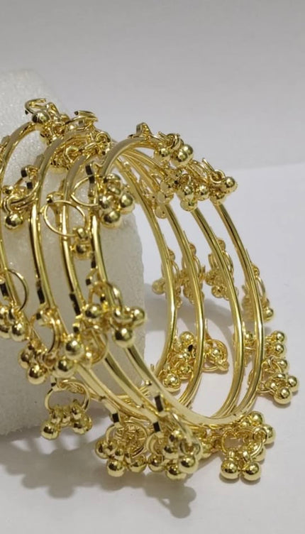 Kashmiri Golden Bangles *4 pieces*