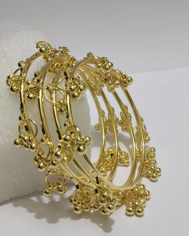 Kashmiri Golden Bangles *4 pieces*