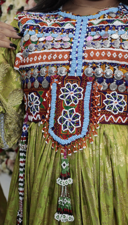 Balochi Green Dress