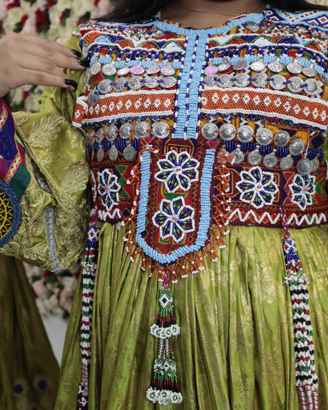 Balochi Green Dress