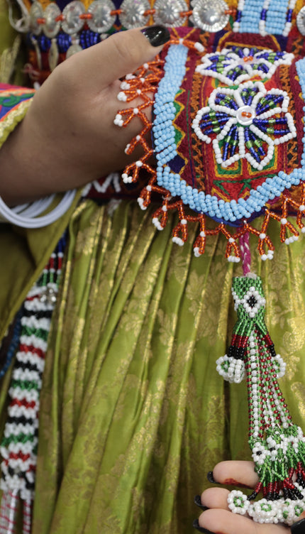 Balochi Green Dress