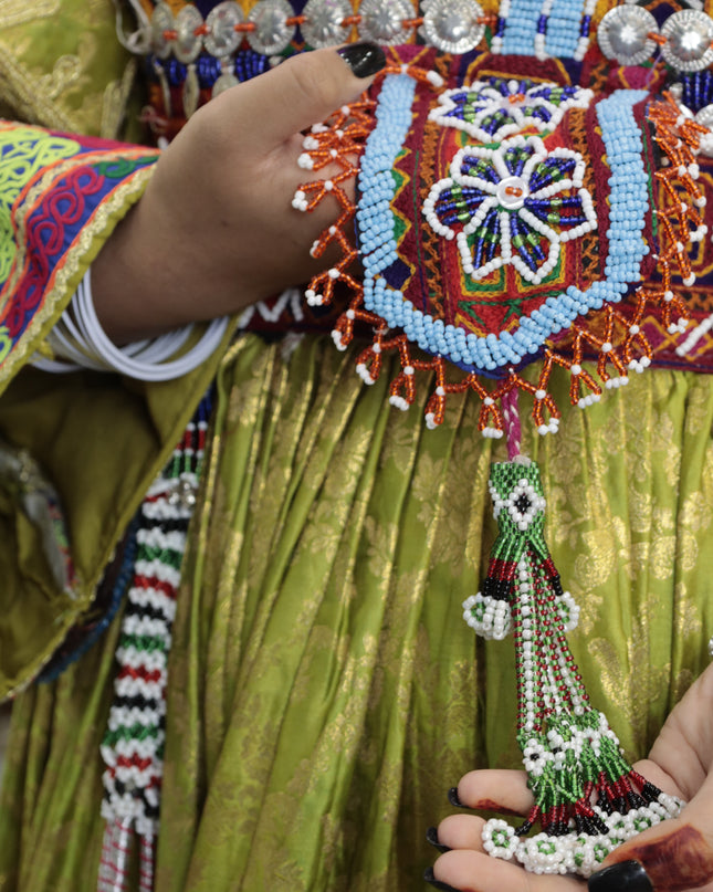 Balochi Green Dress
