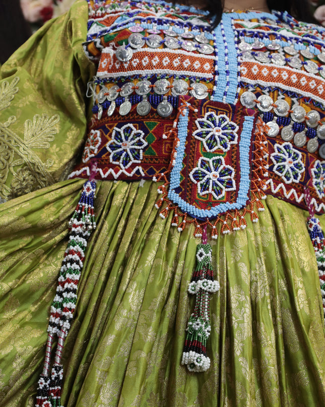 Balochi Green Dress
