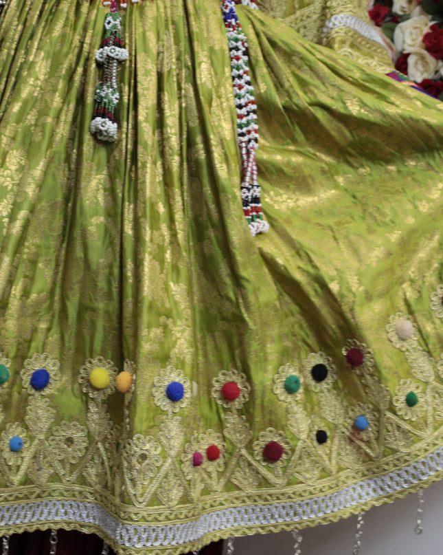Balochi Green Dress