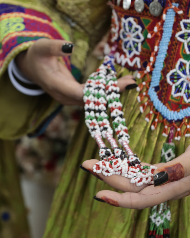 Balochi Green Dress