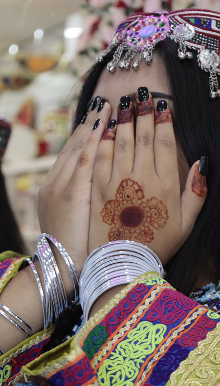 Balochi Green Dress