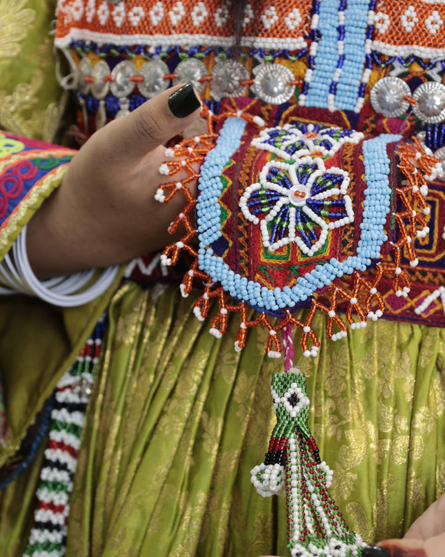 Balochi Green Dress