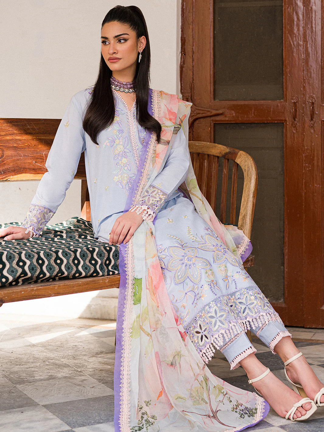 FARAH | 3 PC STITCHED LAWN