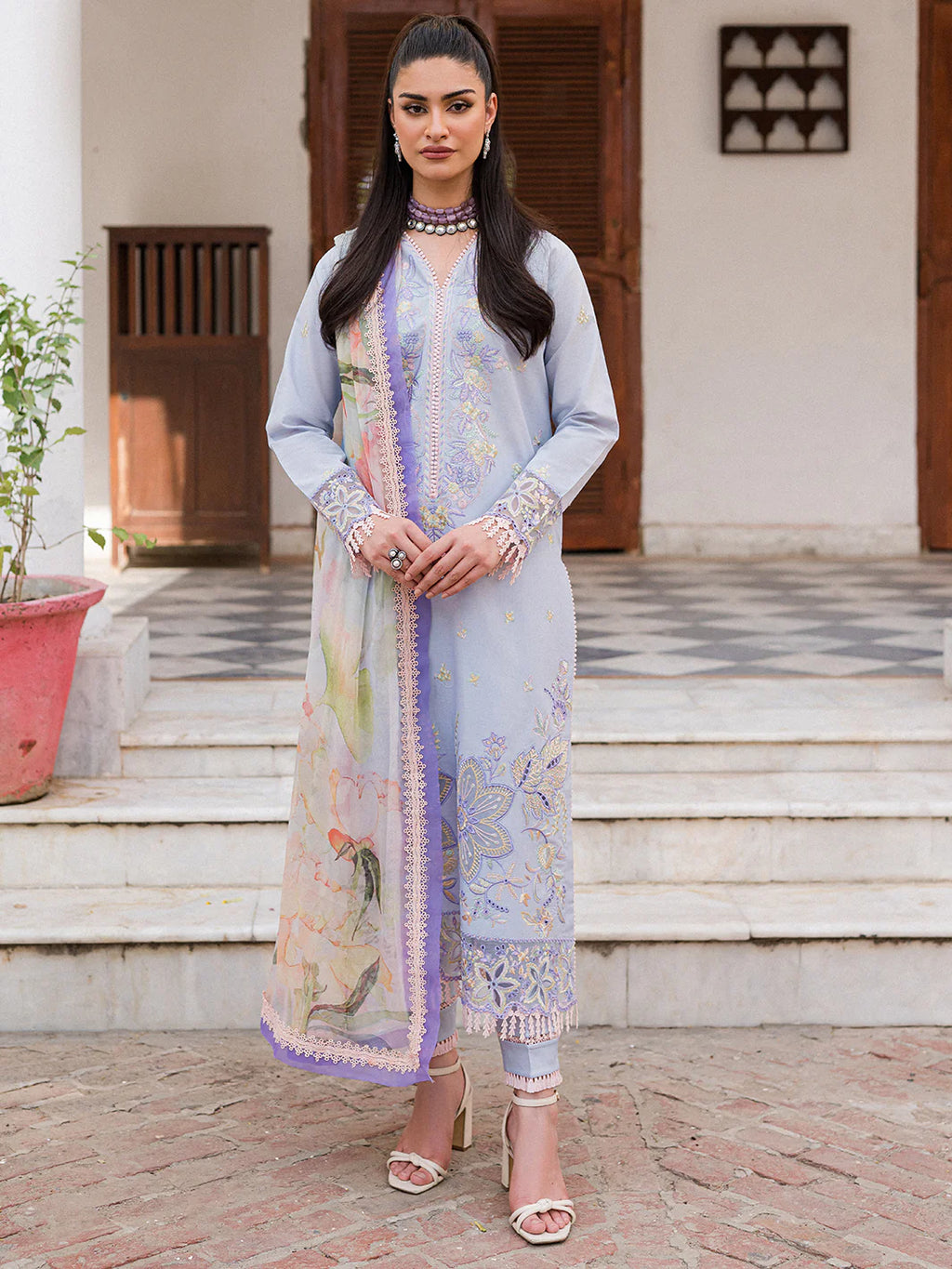 FARAH | 3 PC STITCHED LAWN