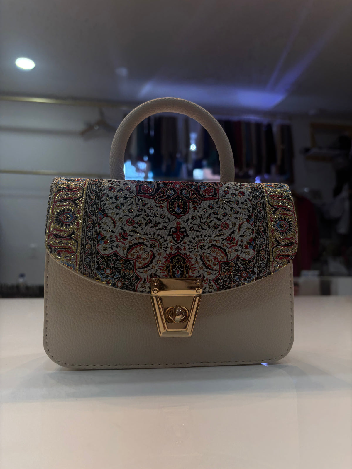 Beige bag