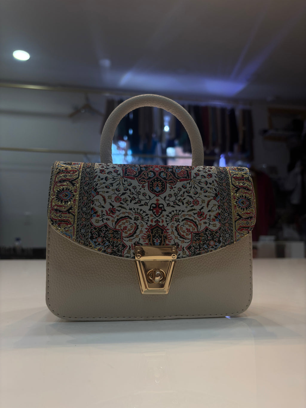 Beige bag