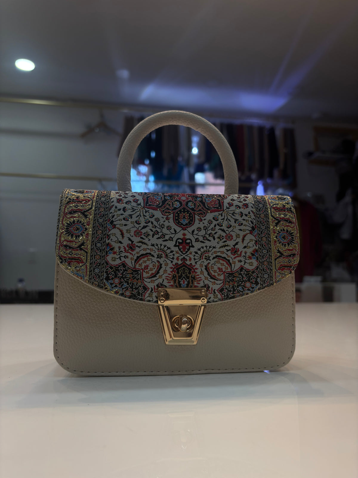 Beige bag