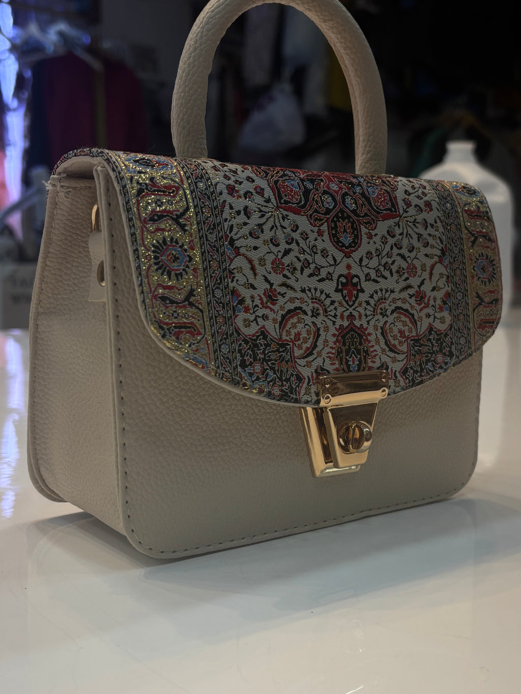 Beige bag