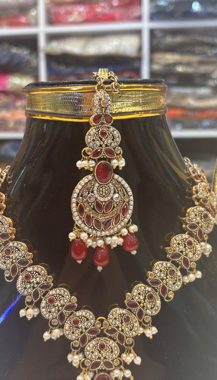 Maroon & Golden Full Set