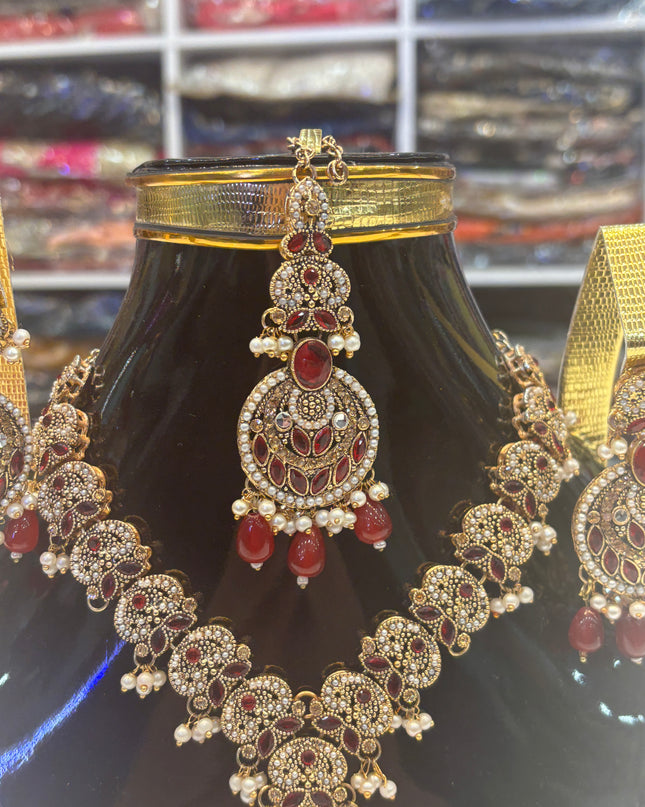 Maroon & Golden Full Set