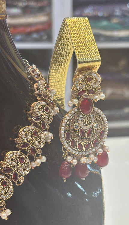 Maroon & Golden Full Set