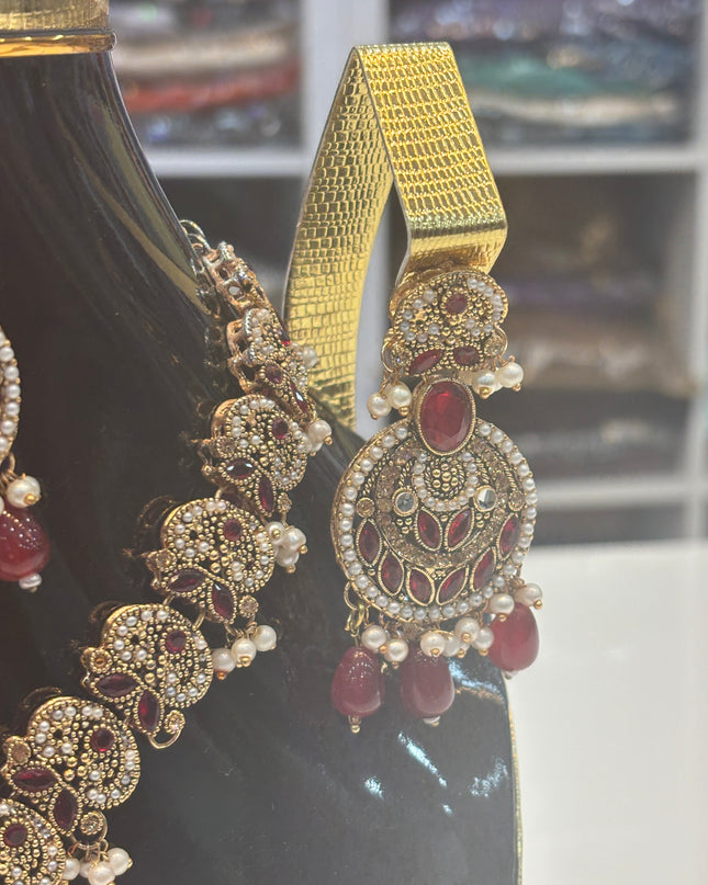 Maroon & Golden Full Set