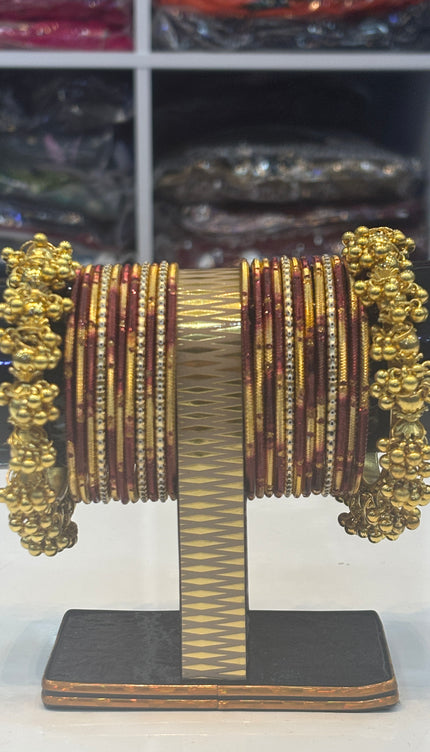Brown & Golden Bangles
