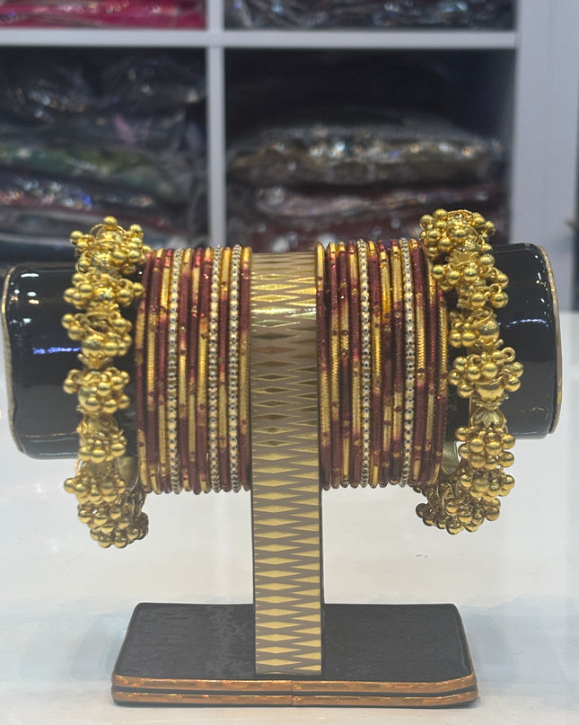 Brown & Golden Bangles