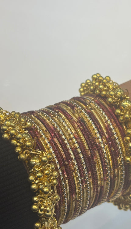 Brown & Golden Bangles