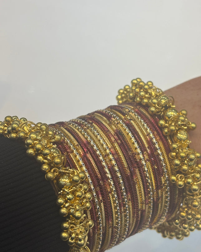 Brown & Golden Bangles