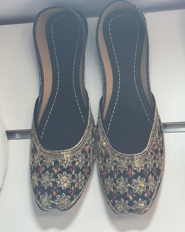 Black Designed Khussa