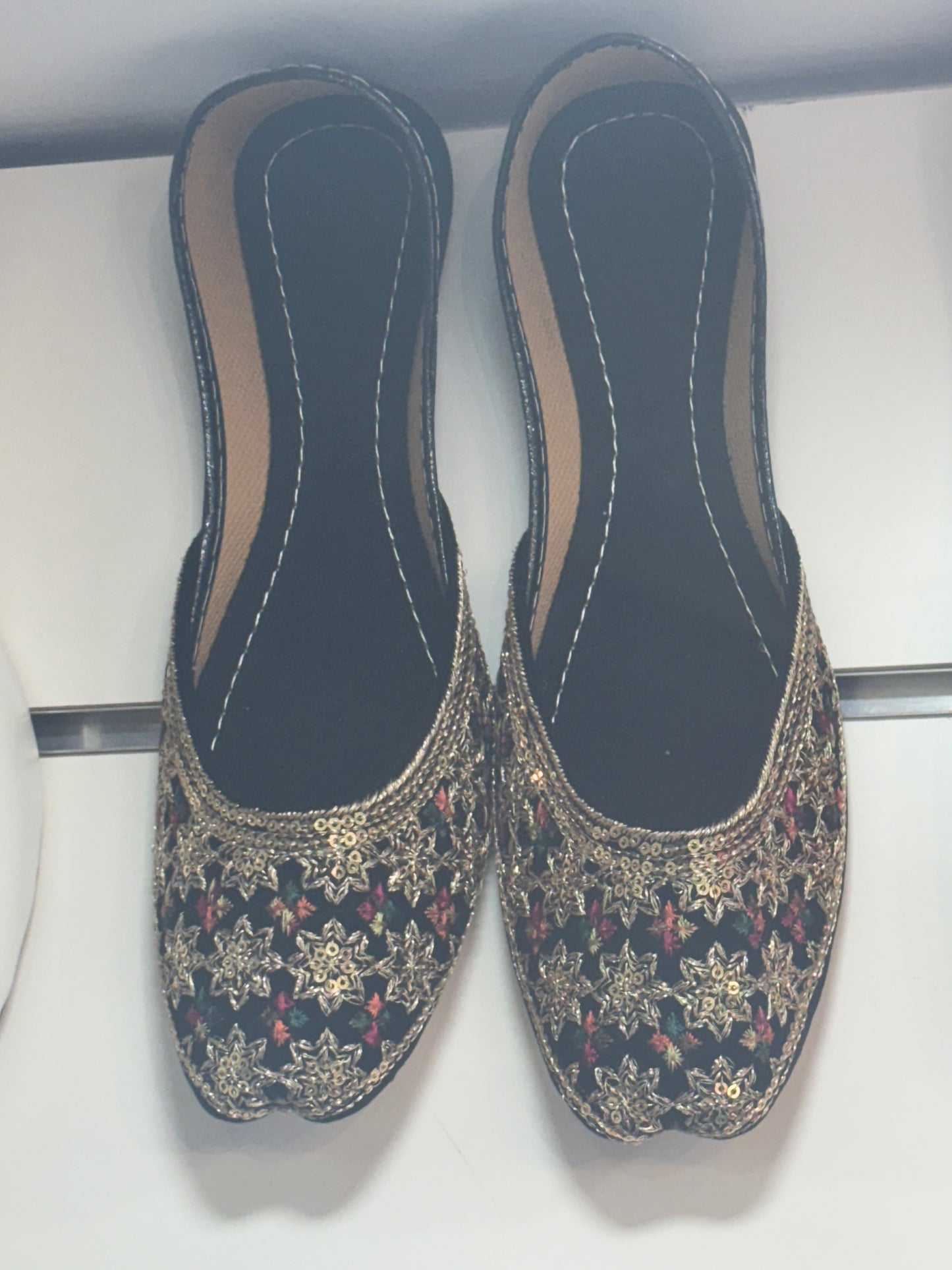 Black Designed Khussa