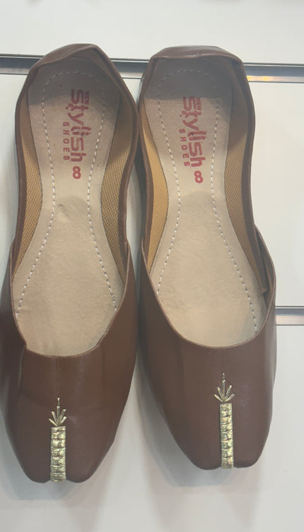 Coffee Brown Khussa