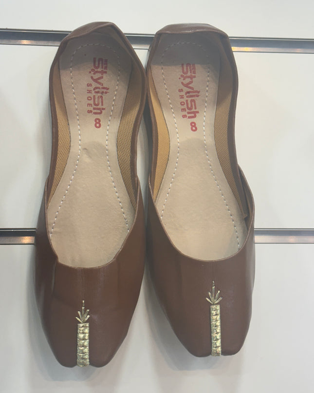 Coffee Brown Khussa