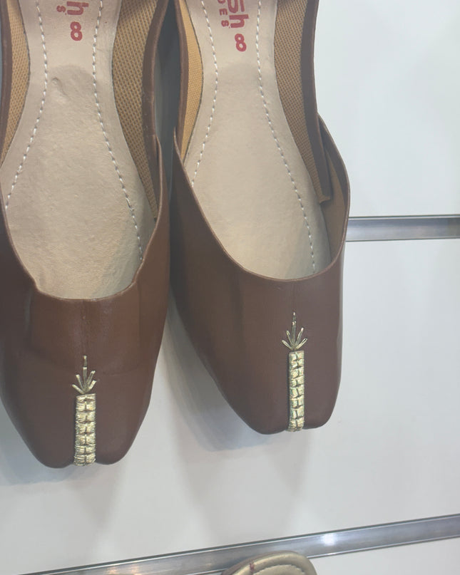 Coffee Brown Khussa