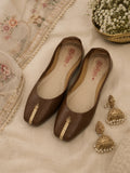 Coffee Brown Khussa