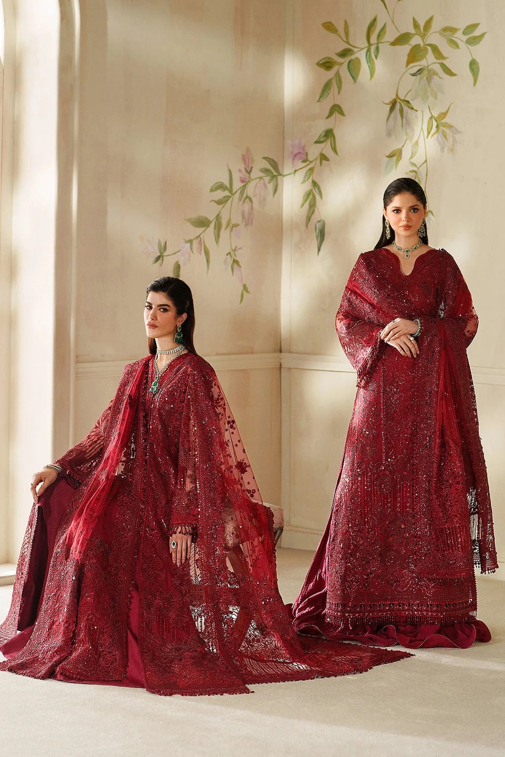 EMBROIDERED NET CH14-01 UNSTITCHED