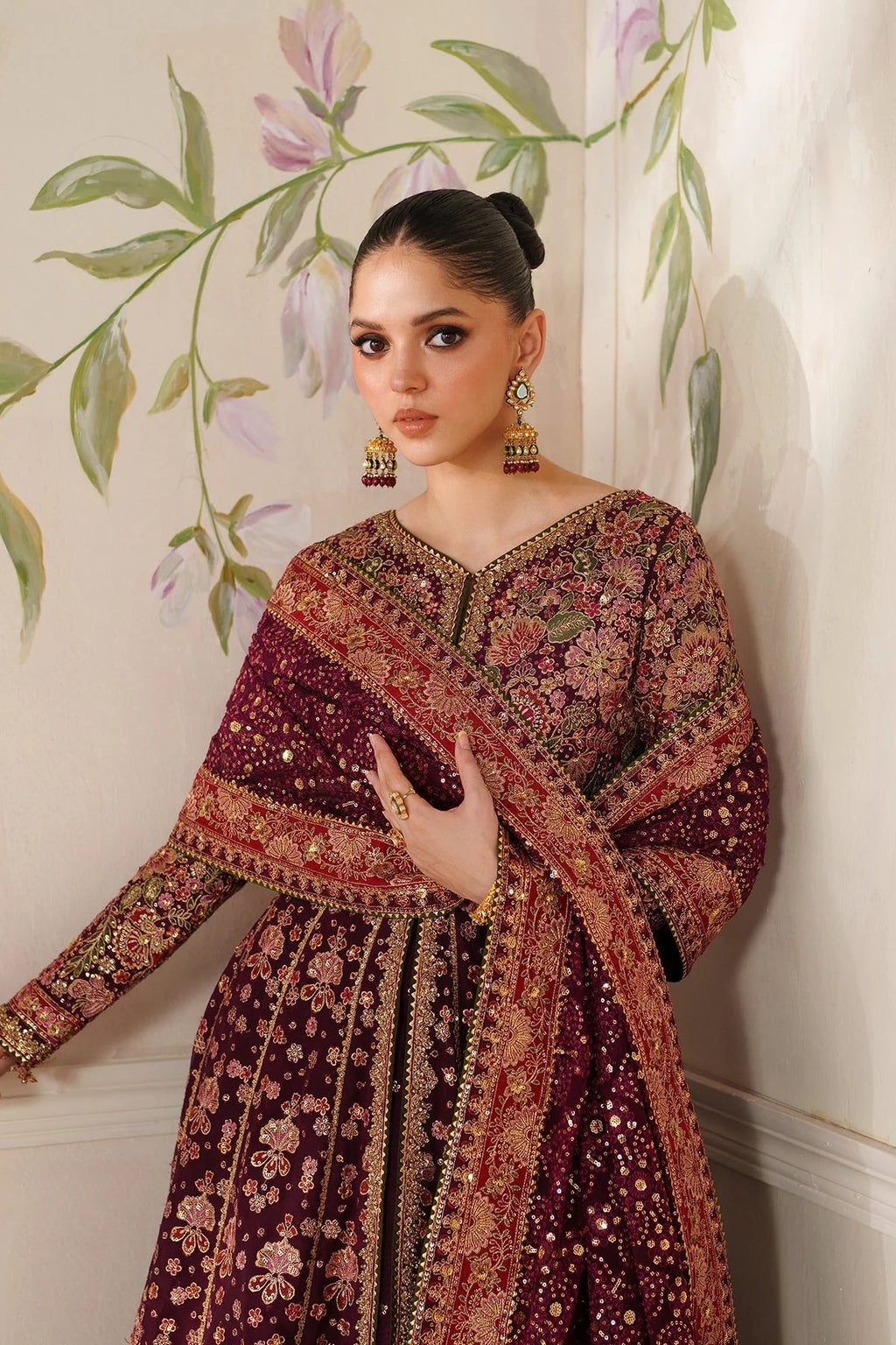 EMBROIDERED CHIFFON CH14-05 UNSTITCHED