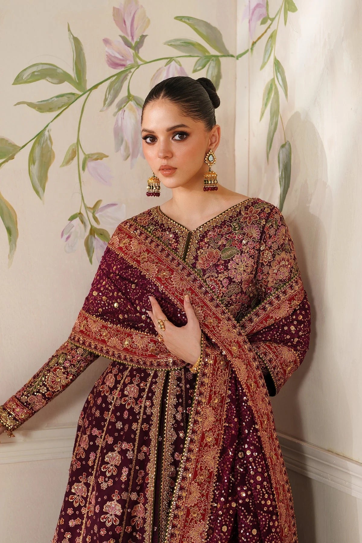 EMBROIDERED CHIFFON CH14-05 UNSTITCHED