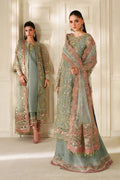 EMBROIDERED NET CH14-06 UNSTITCHED