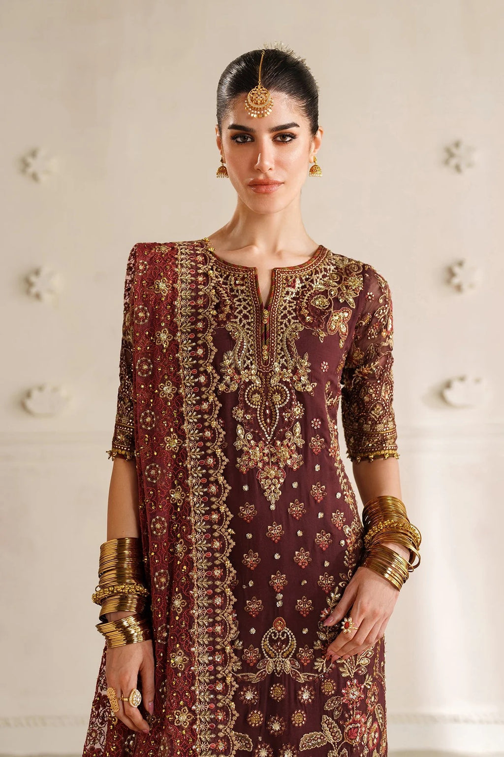 EMBROIDERED CHIFFON CH14-07 UNSTITCHED