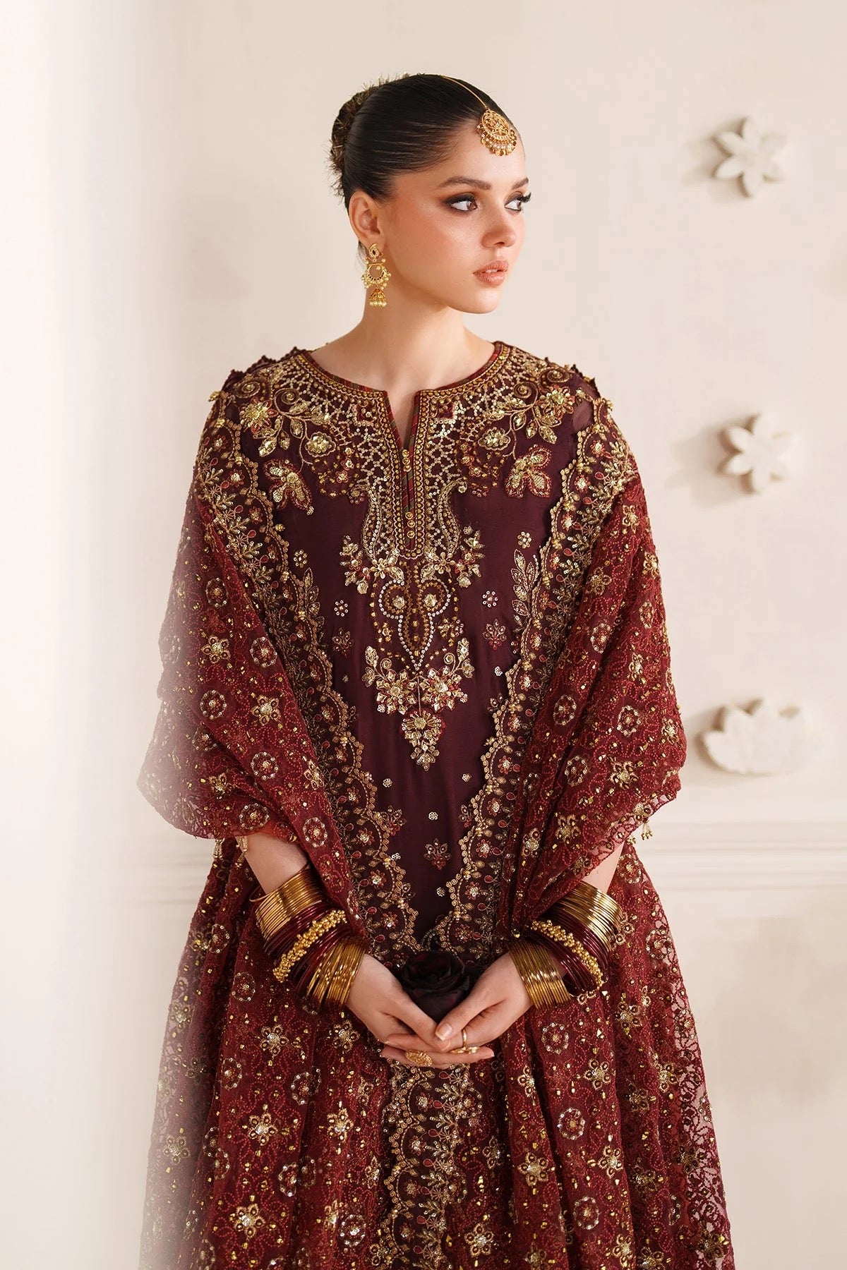 EMBROIDERED CHIFFON CH14-07 UNSTITCHED