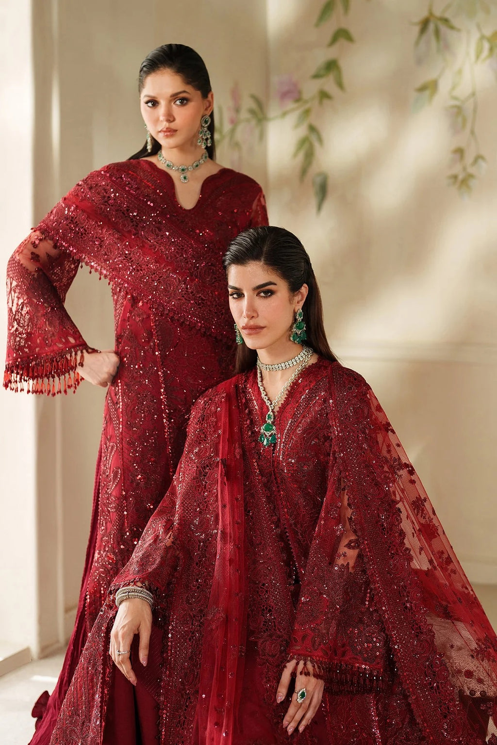 EMBROIDERED NET CH14-01 UNSTITCHED